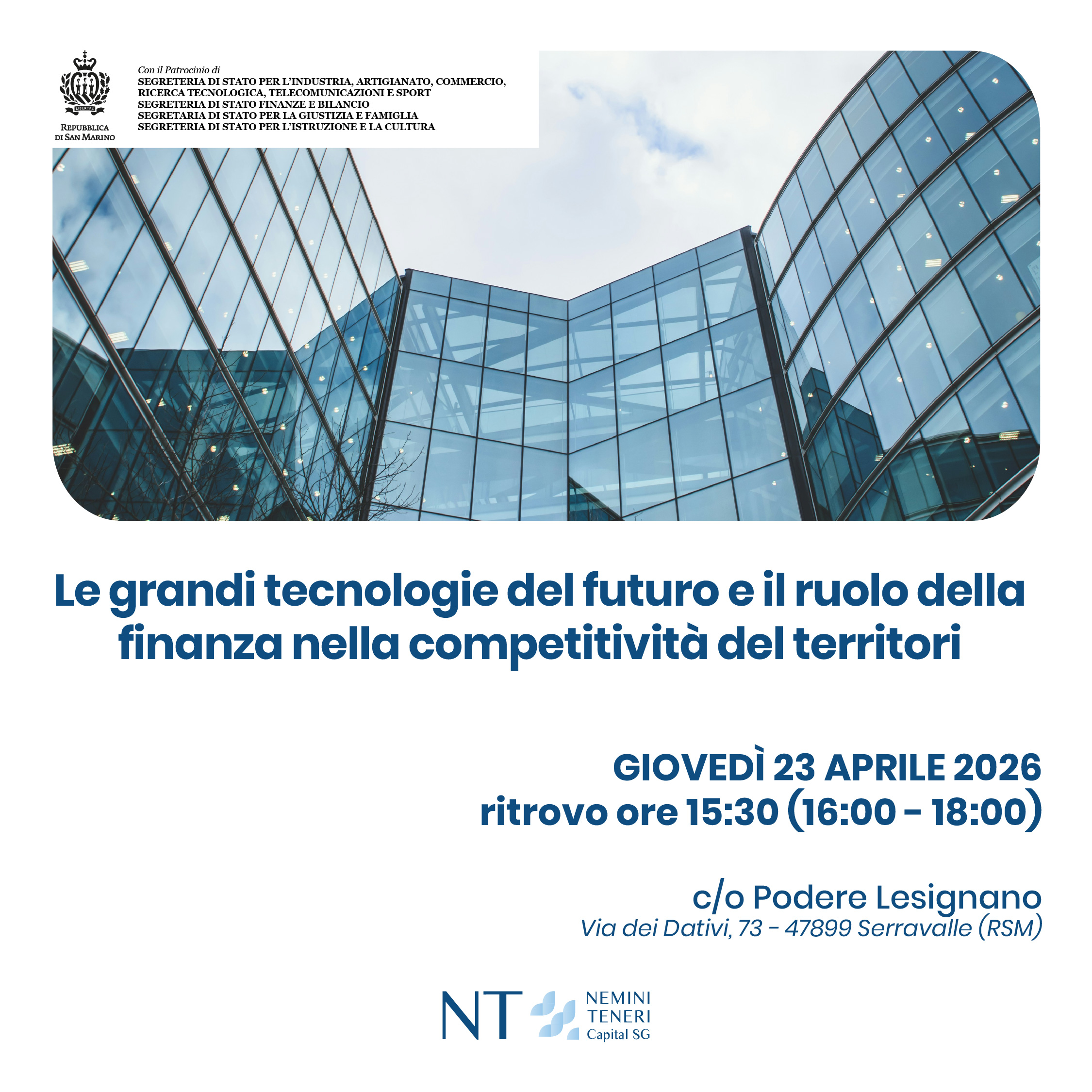 Esempio di presentazione evento