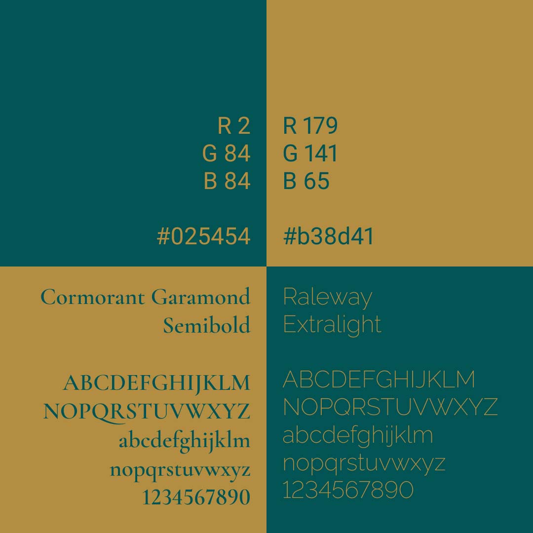 Color Palette e Tipography